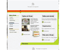 Tablet Screenshot of gruposolidario.com.br